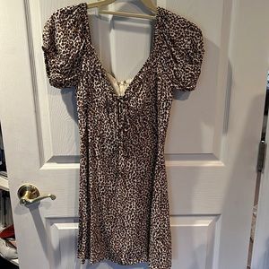 Forever 21 cheetah dress in size small